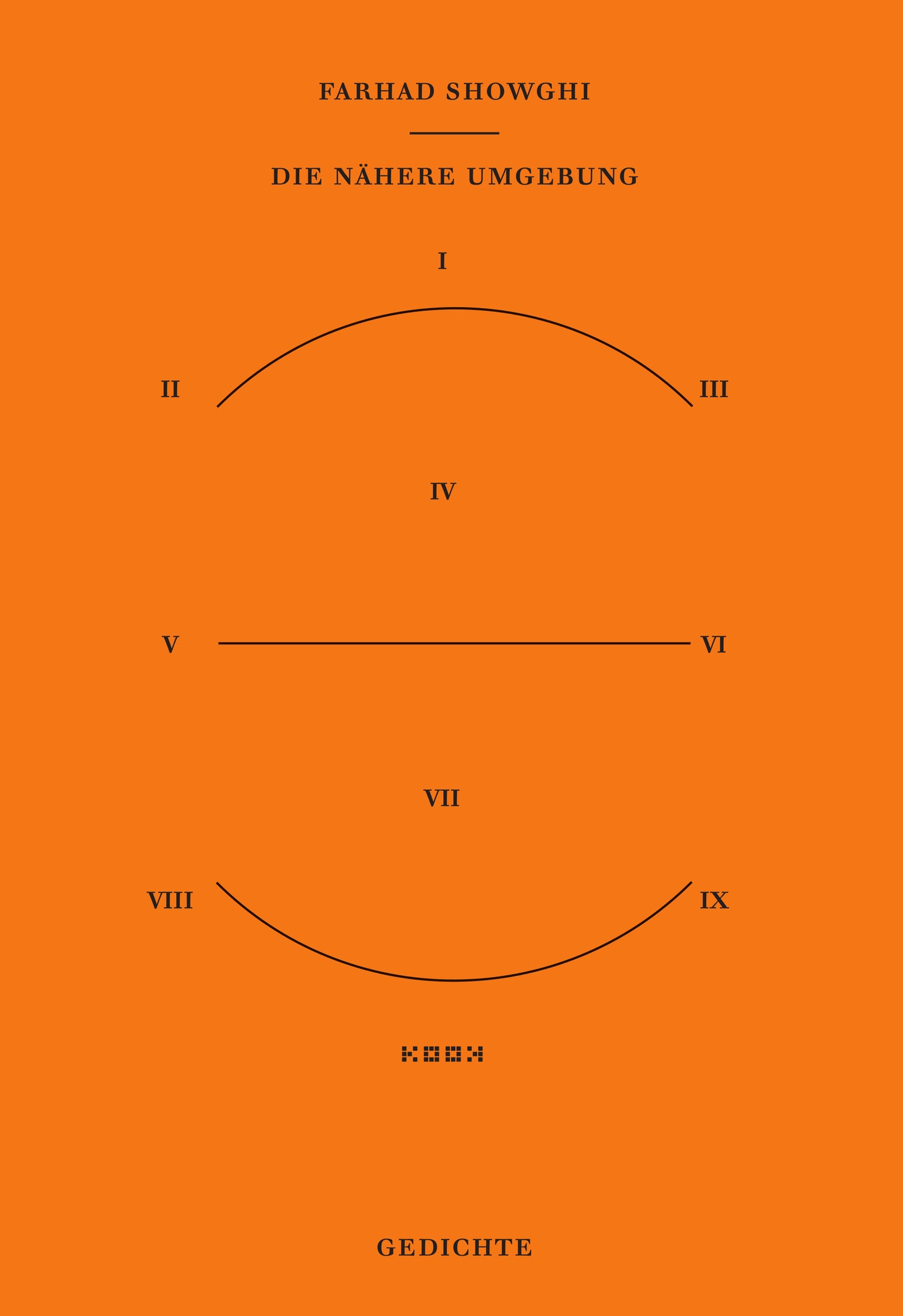 Farhad Showghi. Die nähere Umgebung. Gedichte